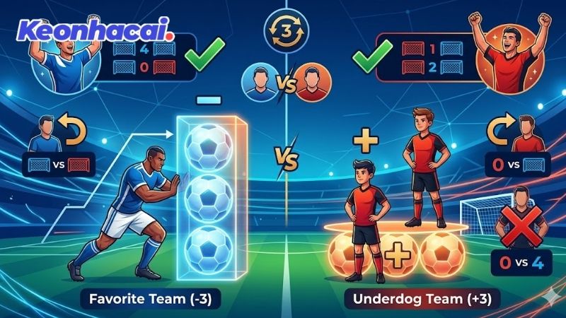 Kinh nghiệm soi kèo nhà cái đối với tỷ lệ chấp 3