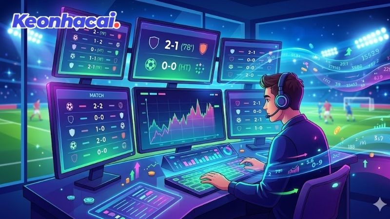 Các tính năng đột phá của Livescore tại Kèo Nhà Cái