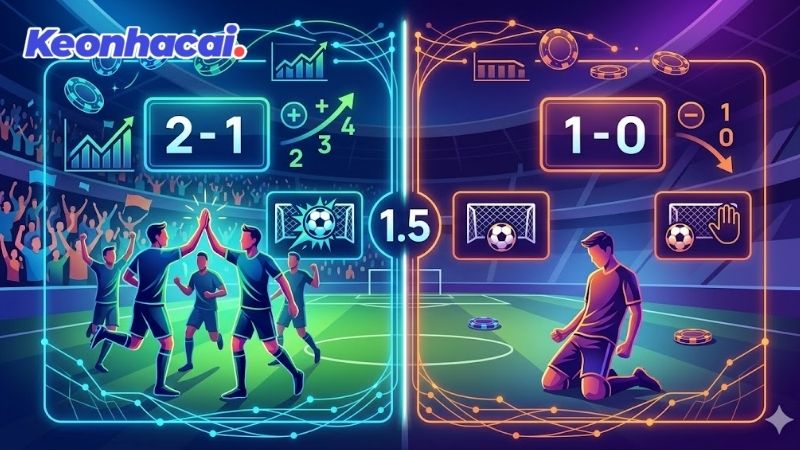 Cách đọc bảng kèo và tính tiền khi chơi tài xỉu 1.5
