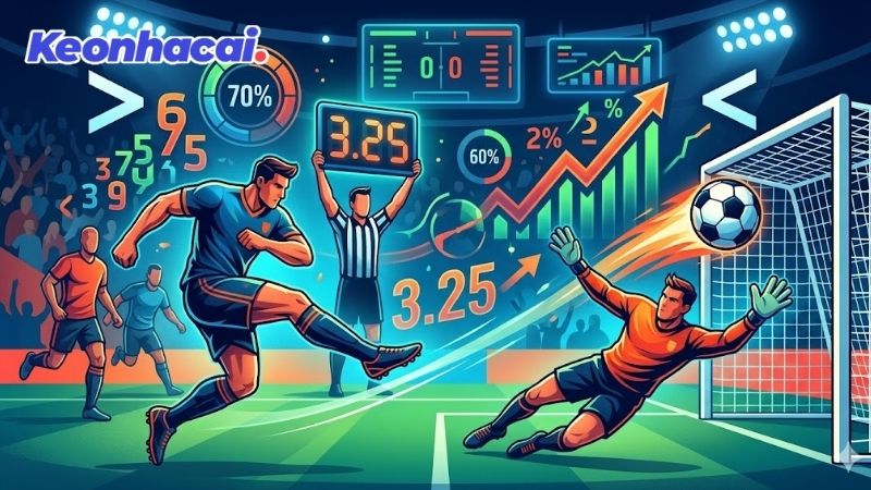 Cách tính tiền thắng thua khi chơi kèo 3.25